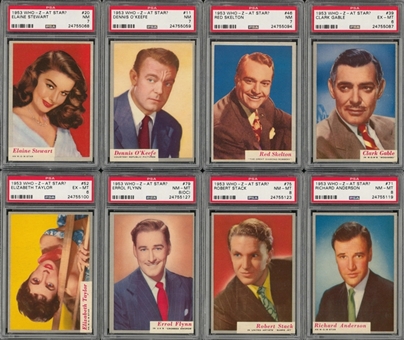 1953 Topps "Who-Z-at Star" PSA-Graded Complete Set (80)